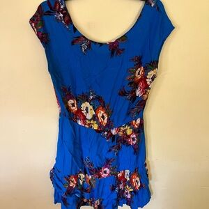 Konrad + Joseph Women’s Floral Blue Dress Size Large